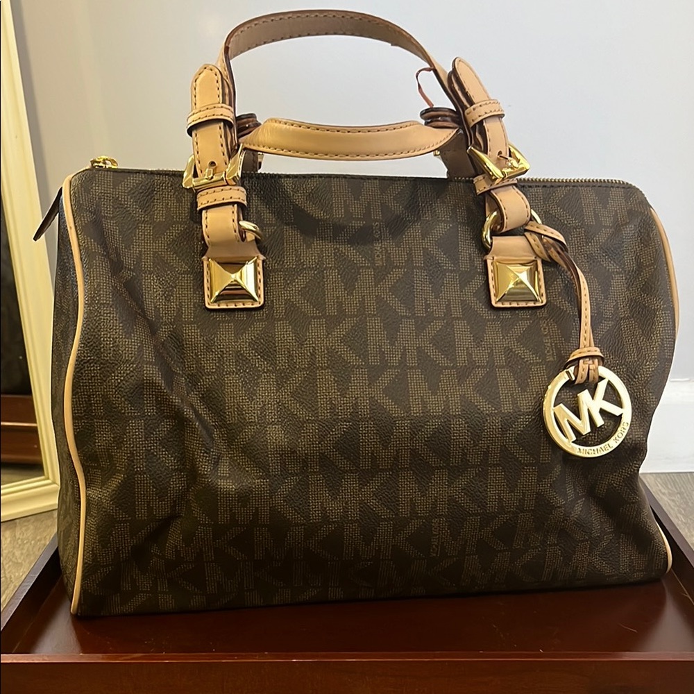 Michael Kors Brown Monogram Handbag